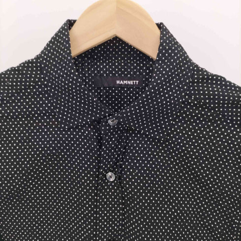 ハムネット HAMNETT ドット柄 シアサッカー S/S シャツ メンズ import:L