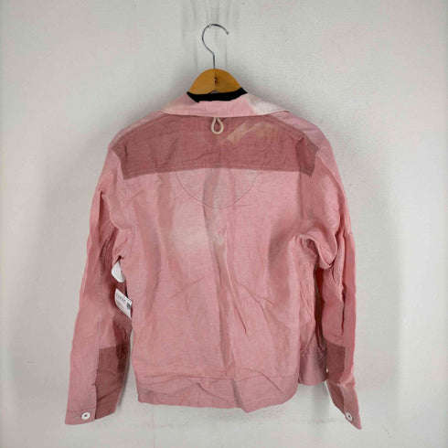 ジュンヤワタナベコムデギャルソンマン JUNYA WATANABE COMME des GARCONS MAN 19SS 裏地迷彩切替 リネンクロスシャンブレー ステルラミーシャンブレー リネンCPOシャツジャケット メンズ JPN:S