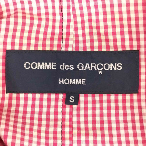 コムデギャルソンオム COMME des GARCONS HOMME 05SS 裏地ギンガムチェック リバーシブル3Bテーラードジャケット メンズ S