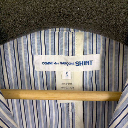 コムデギャルソンシャツ COMME des GARCONS SHIRT 15SS ストライプ柄 シャツテーラードジャケット メンズ JPN:S