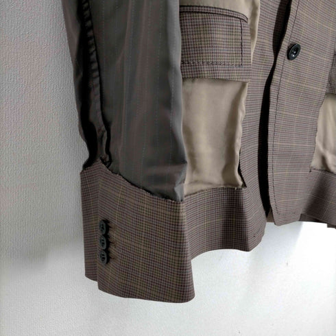 サカイ Sacai 20SS グレンチェックドッキングジャケット メンズ JPN:3