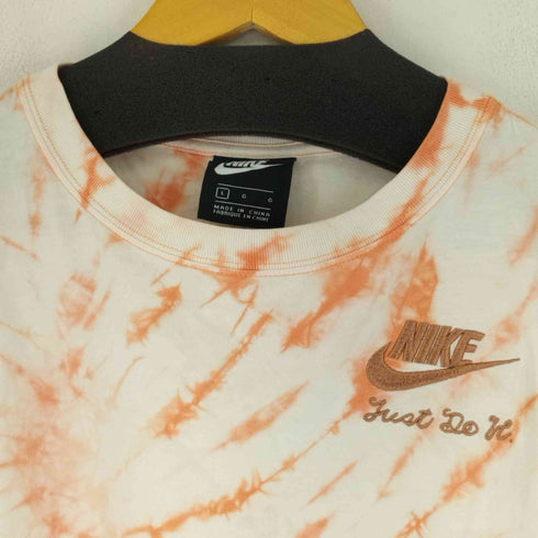 ナイキ NIKE タイダイ柄 ショート丈 Tシャツ レディース JPN:L