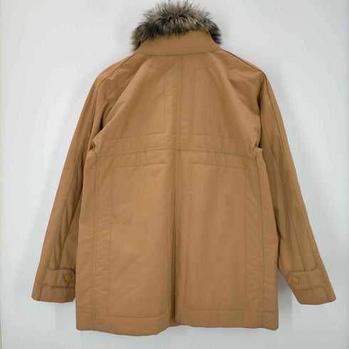 プリーツプリーズイッセイミヤケ PLEATS PLEASE ISSEY MIYAKE 襟ファー ハーフコート レディース JPN:4