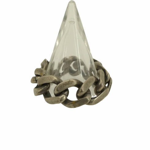 サイトバイヨウジヤマモト syte by Yohji Yamamoto BRASS CURVED CHAIN RING メンズ 19号