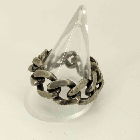 サイトバイヨウジヤマモト syte by Yohji Yamamoto BRASS CURVED CHAIN RING メンズ 19号