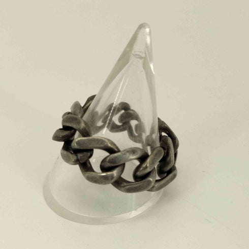サイトバイヨウジヤマモト syte by Yohji Yamamoto BRASS CURVED CHAIN RING メンズ 19号