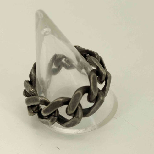 サイトバイヨウジヤマモト syte by Yohji Yamamoto BRASS CURVED CHAIN RING メンズ 19号