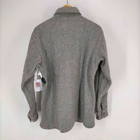 ウールリッチ WOOLRICH 70S 三角タグ ウールナイロン ツイードシャツ メンズ import:L