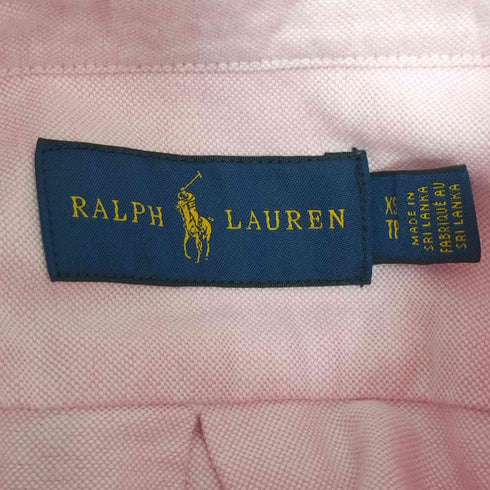 ラルフローレン RALPH LAUREN ポニー刺繍ボタンダウンシャツ メンズ import:XS