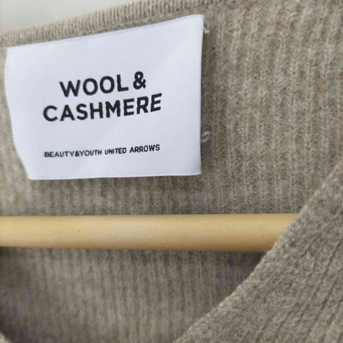 ビューティーアンドユースユナイテッドアローズ BEAUTY & YOUTH UNITED ARROWS ウール×カシミヤVネックニット BFC WOOL/CASH VN PO レディース