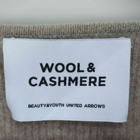 ビューティーアンドユースユナイテッドアローズ BEAUTY & YOUTH UNITED ARROWS ウール×カシミヤVネックニット BFC WOOL/CASH VN PO レディース