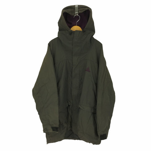ナイキエーシージー NIKE ACG 90S 初期 小文字タグ 裏地フリース ナイロン マウンテンパーカー メンズ import:L