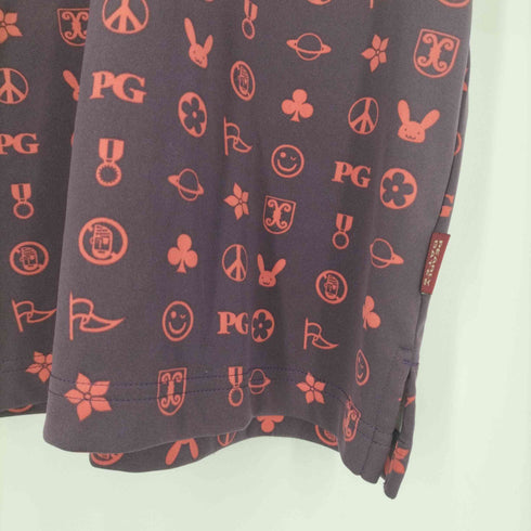 パーリーゲイツ PEARLY GATES モノグラム ポリエステルポロシャツ メンズ JPN:4