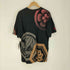 神楽 和柄 プリント S/S Tシャツ メンズ JPN:XL