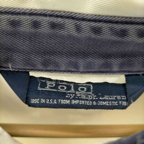 ポロバイラルフローレン Polo by RALPH LAUREN USA製 ポニー刺繍 襟裏チェック スイングトップ メンズ import:XL