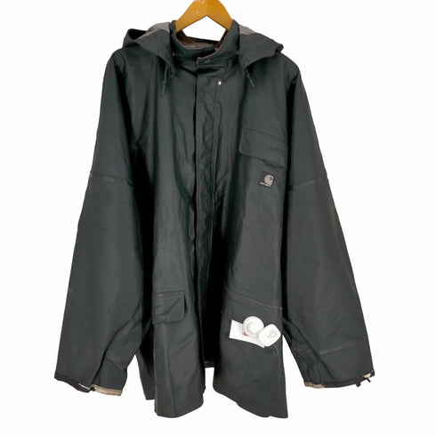 カーハート Carhartt 00S 襟コーデュロイ PVCコーティング レインパーカー メンズ 3XL