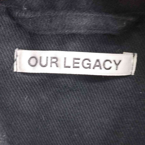 アワーレガシィー OUR LEGACY 21AW EVENING COACH JAKET BLACK BRUSHED COTTON メンズ EUR:46