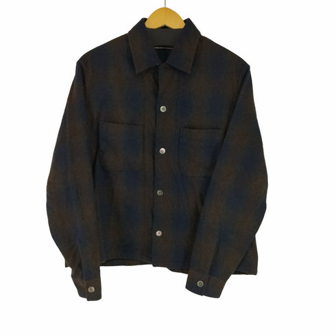 アワーレガシィー OUR LEGACY 21AW HEUSEN SHIRT NAVY SHADOW CHECK メンズ EUR:44