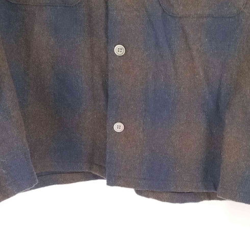 アワーレガシィー OUR LEGACY 21AW HEUSEN SHIRT NAVY SHADOW CHECK メンズ EUR:44