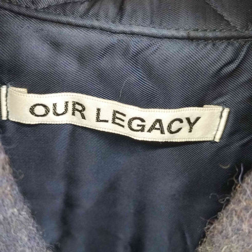 アワーレガシィー OUR LEGACY 21AW HEUSEN SHIRT NAVY SHADOW CHECK メンズ EUR:44