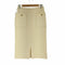 ベイジ BEIGE 金ボタンウールタイトスカート レディース JPN:2