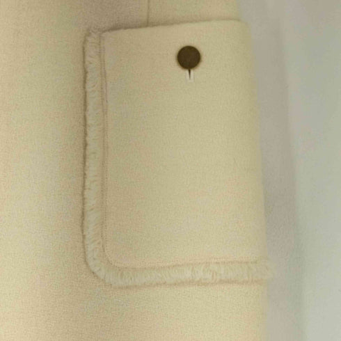 ベイジ BEIGE 金ボタンウールタイトスカート レディース JPN:2