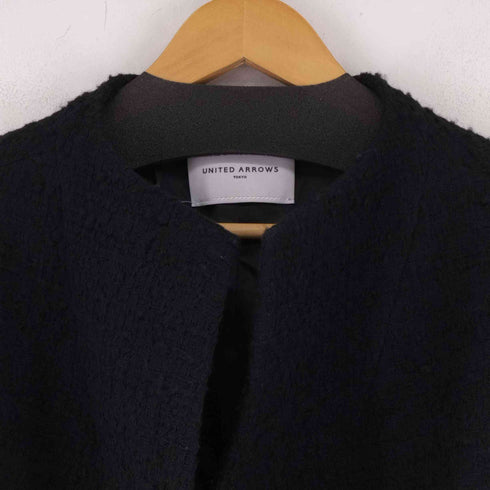 ユナイテッドアローズ UNITED ARROWS ツイード コクーンシルエット コート レディース JPN:38
