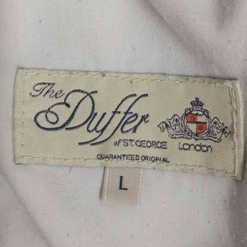 ザダファーオブセントジョージ The DUFFER of ST.GEORGE ヘムケーブル編み コットンポリ イージーパンツ メンズ L