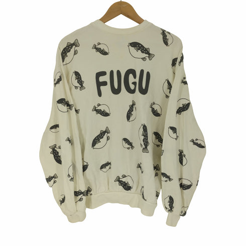 プニュズ PUNYUS 18AW FUGU フード 総柄 スウェット レディース JPN:2