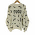 プニュズ PUNYUS 18AW FUGU フード 総柄 スウェット レディース JPN:2