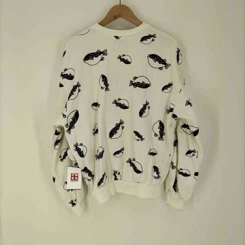 プニュズ PUNYUS 18AW FUGU フード 総柄 スウェット レディース JPN:2