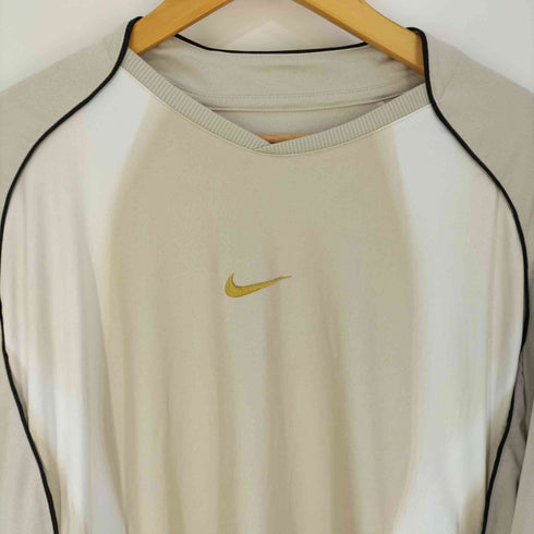 ナイキ NIKE DRI-FIT センターロゴ刺繍 泥染め ゲームシャツ メンズ import:XL