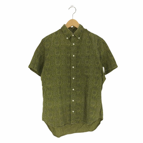 ギットマンブラザーズ GITMANBROS USA製 花家紋柄 ボタンダウンシャツ メンズ import:M