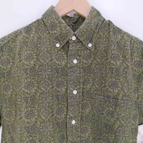 ギットマンブラザーズ GITMANBROS USA製 花家紋柄 ボタンダウンシャツ メンズ import:M