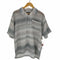 アイテムズ アーバンリサーチ ITEMS URBAN RESEARCH プリントボーダー 半袖シアーシャツ メンズ JPN:M