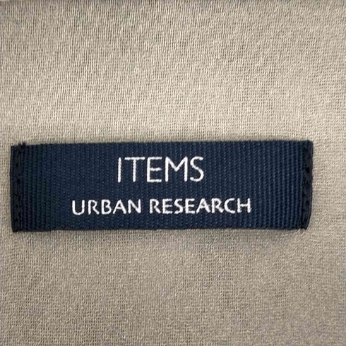アイテムズ アーバンリサーチ ITEMS URBAN RESEARCH プリントボーダー 半袖シアーシャツ メンズ JPN:M