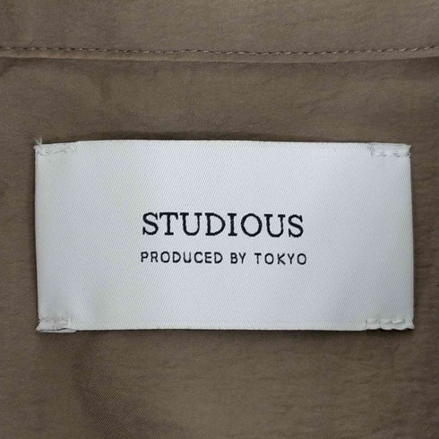 ステュディオス STUDIOUS フェザーナイロンドロップネックシャツ メンズ JPN:2