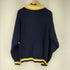 CAPE ISLE KNITTERS 80-90s MADE IN USA リブデザイン ケーブルコットンニット メンズ import:L