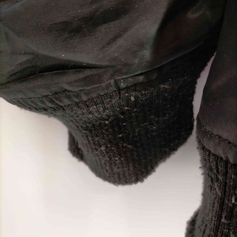 BARE FOX レザー切替 ジップアップ ブルゾンジャケット メンズ import:XL