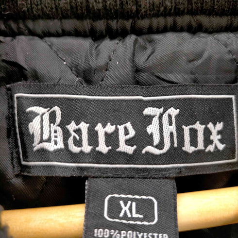 BARE FOX レザー切替 ジップアップ ブルゾンジャケット メンズ import:XL