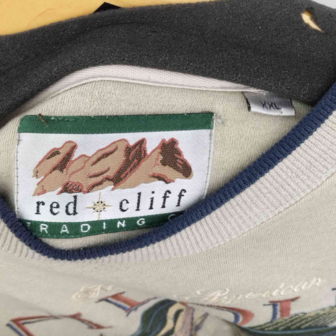 RED CLIFT フロント刺繍クルーネックスウェット メンズ import:XXL