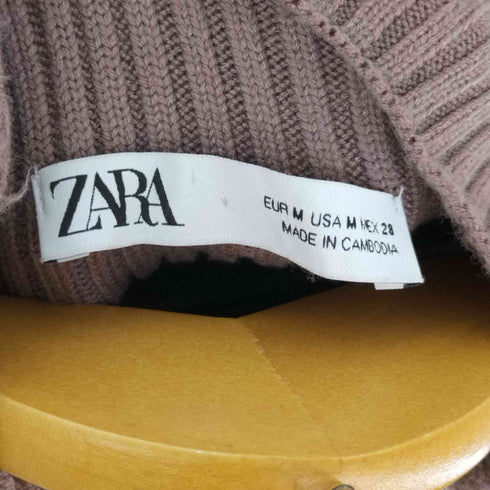 ザラ ZARA ボトルネック リブニット レディース JPN:M