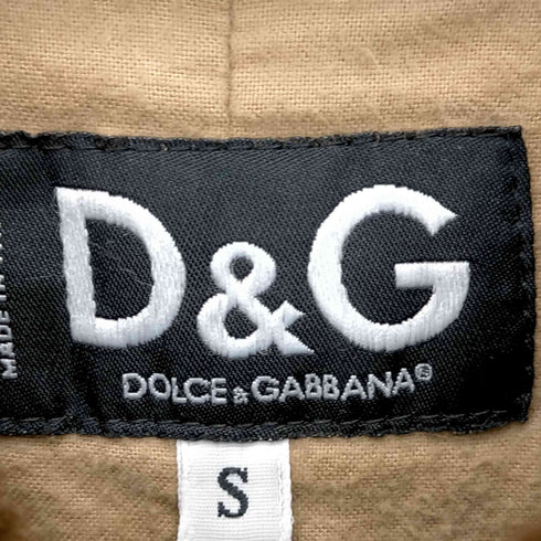ディーアンドジードルチェアンドガッバーナ D&G DOLCE&GABBANA 襟ボア ジップ デニムトラッカージャケット メンズ import:S