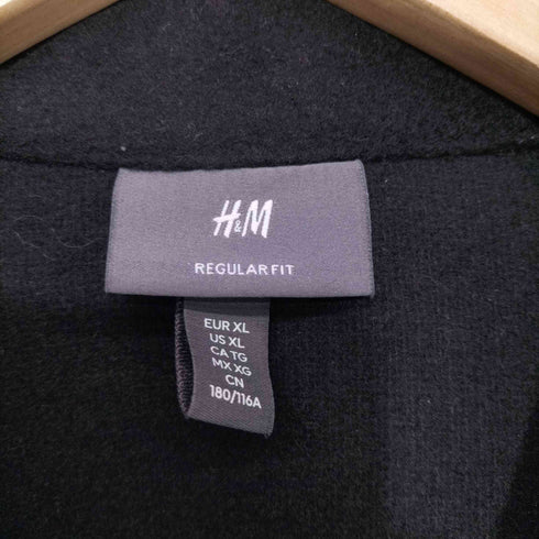 エイチアンドエム H&M Regular Fit Wool-blend Overshirt レギュラーフィット ウールブレンド オーバーシャツ メンズ import:XL