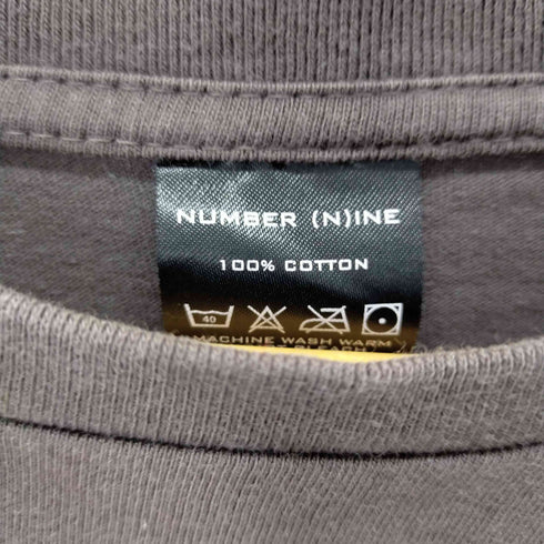 N NUMBER 01SS TIME期 タイム期 弾痕 ショットガン スカル S/Sカットソー メンズ JPN:2