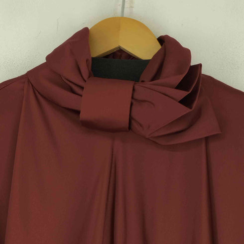 ザラ ZARA バックオープン サテンブラウス レディース JPN:M