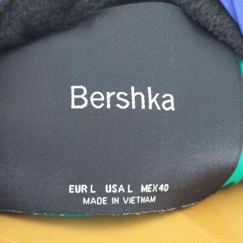 ベルシュカ BERSHKA サイケデリックパフジャケット メンズ import:L