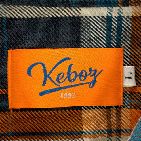 ケボズ KEboz オーバーサイズドチェックシャツジャケット メンズ JPN:L