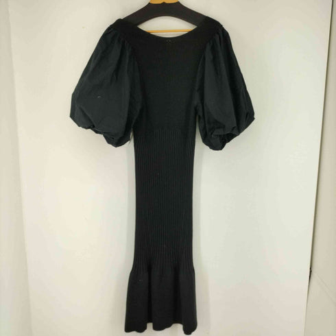 ケイシラハタ kei shirahata ボリュームスリーブニットワンピース レディース ONE SIZE