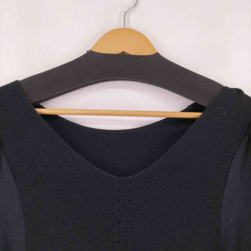 ケイシラハタ kei shirahata ボリュームスリーブニットワンピース レディース ONE SIZE